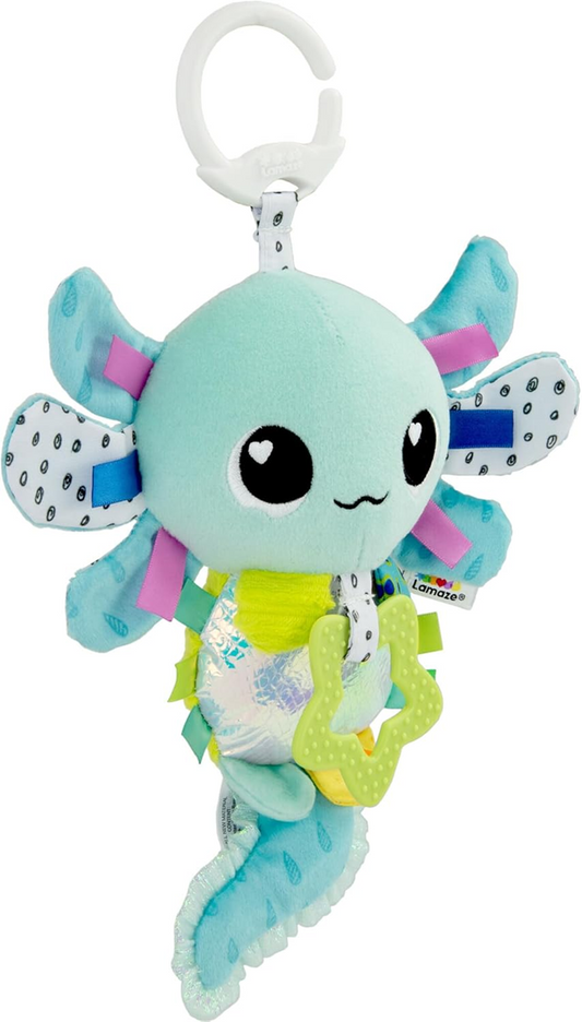 LAMAZE Kinderwagen- und Bettchen-Anhänger Alice Axolotl 30cm 0-6 Monate