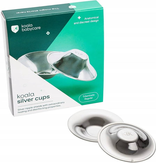 KOALA BABYCARE protectores de pezones de plata para bebés