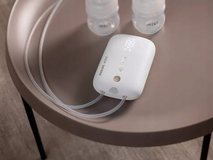 PHILIPS AVENT SCF398/31 LAKTATOR elektryczny + torba, podwójny laktator z butelkami i cichym silnikiem