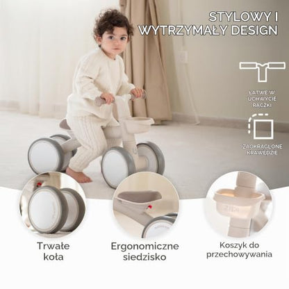 KikkaBoo ZIPI Laufrad für Kinder von 1-3 Jahren