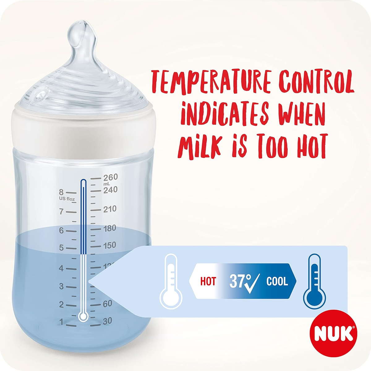NUK Perfect Start Nature Sense Flaschen- und Zubehör-Set 0-18