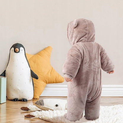 JIAMY Winteroverall mit Kapuze 6-9 Monate 56 cm KATZE