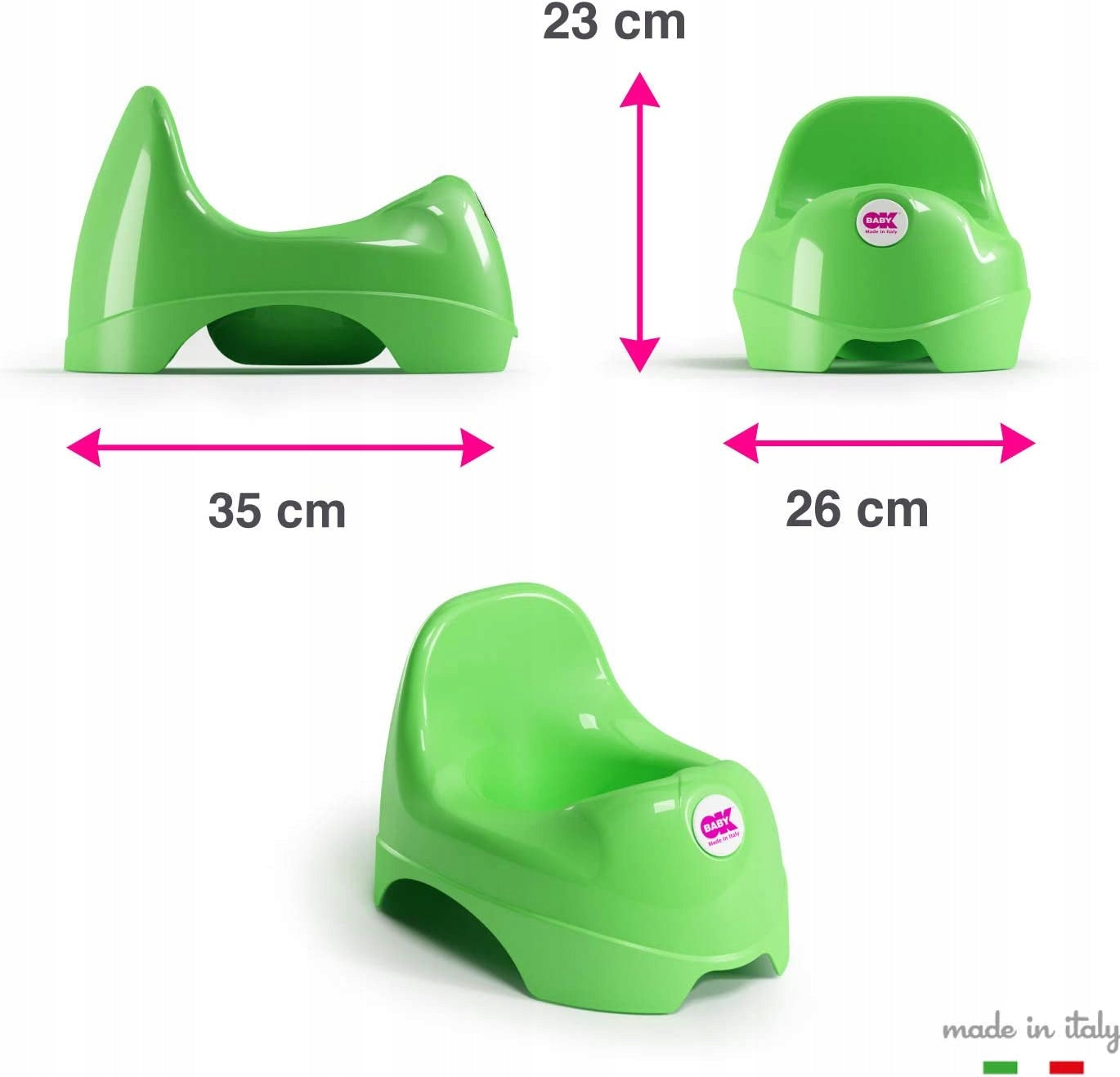 OKBABY nocnik 18 m+ różowy