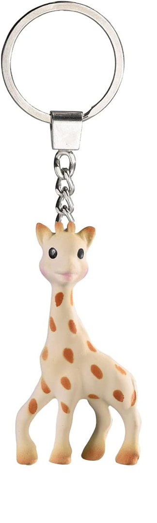 SOPHIE LA GIRAFE Beißring Natur SO PURE 18CM + Schlüsselanhänger