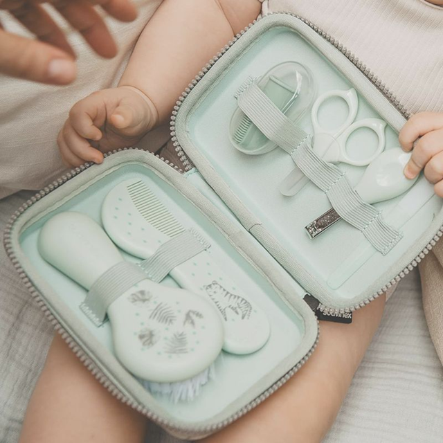 SUAVINEX Babypflegeset 6-teilig + Etui TIGER