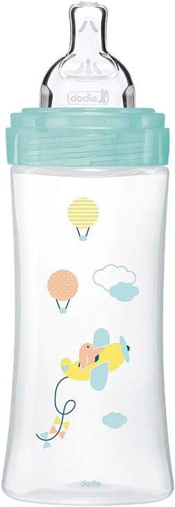 DODIE Flasche 330 ml Sauger 3 schnell fließend 6 m+