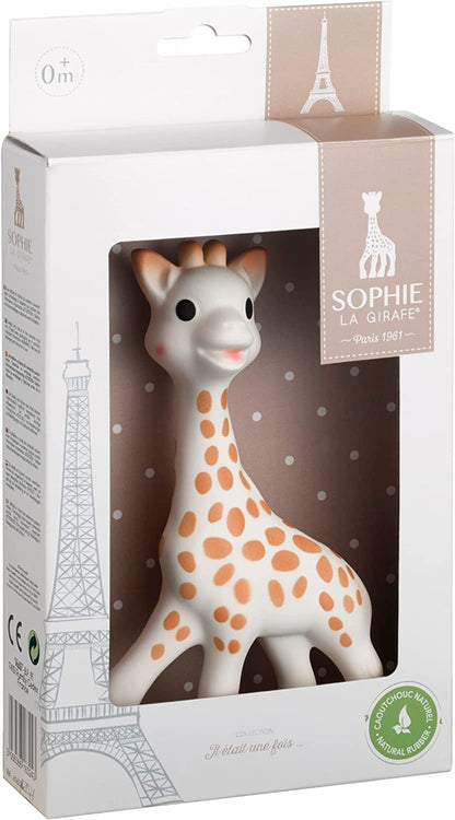 GIRAFFE SOPHIE natürlicher Beißring SO PURE 18CM