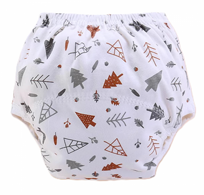 Qianquhui Children's Training Underwear, Tree, Size 100