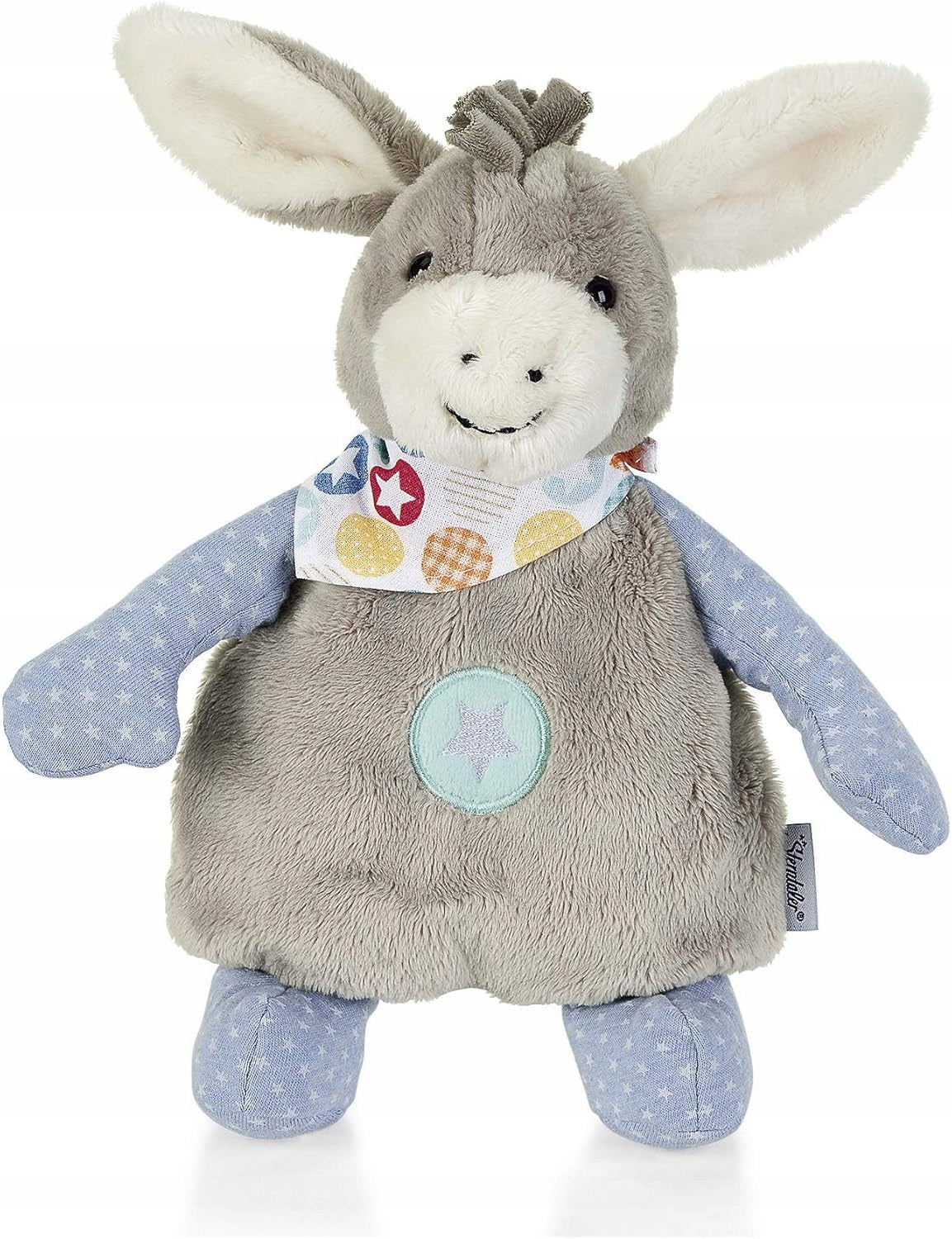 STERNTALER Esel Emmi Schmusetier, umwandelbar zur Wärmflasche, 25 cm „O