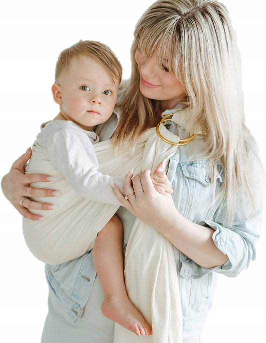 SHABANY Ring Sling Babytrage BIO-BAUMWOLLE