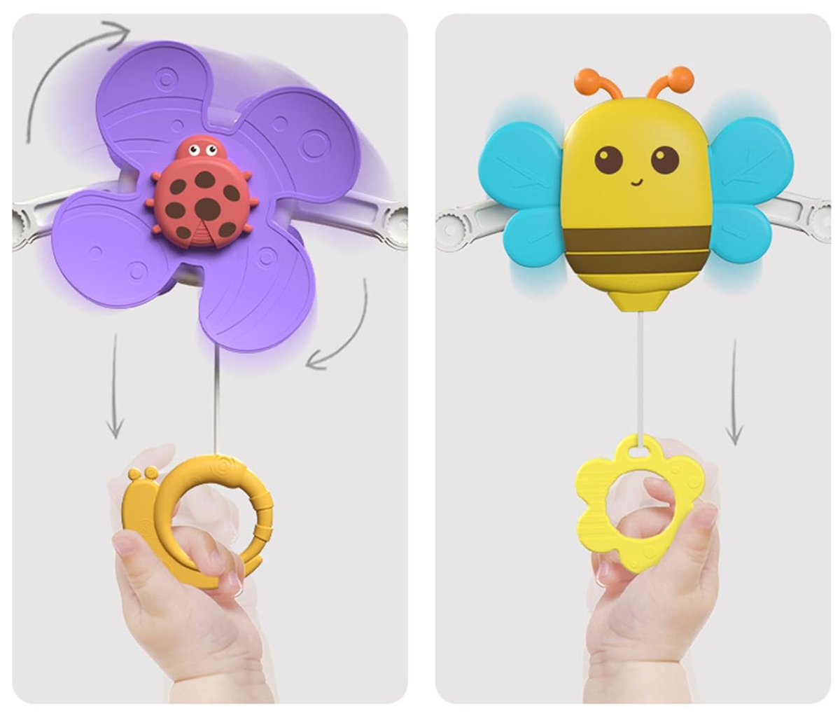 PLAY ARCH Spielbogen mit Spielzeug für Kinderwagen und Autositz