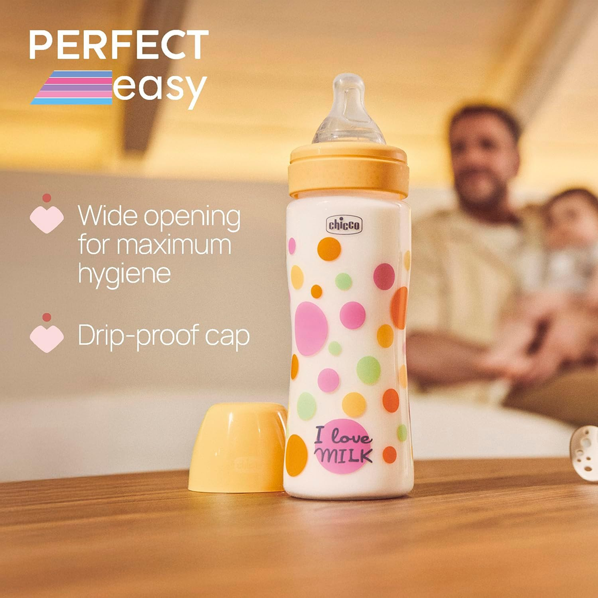 CHICCO butelka Perfect Easy 4m+ 300ml