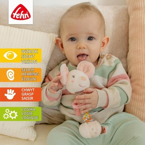 Fehn feehnLAND Maus-Regenmacher-Rassel 19cm 0m+