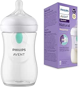 PHILIPS AVENT Biberón Natural RESPONSE 260 ml 1 mes+ con ventilación AIR FREE
