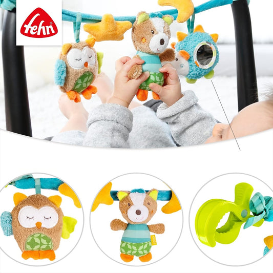 FEHN Kinderwagen-, Bettchen- und Babyschalen-Anhänger FehnLand SCHLAFENDER WALD 49 cm – Produktfoto 2