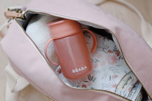 Béaba 360°-Trinklernbecher pink 340 ml 12m+