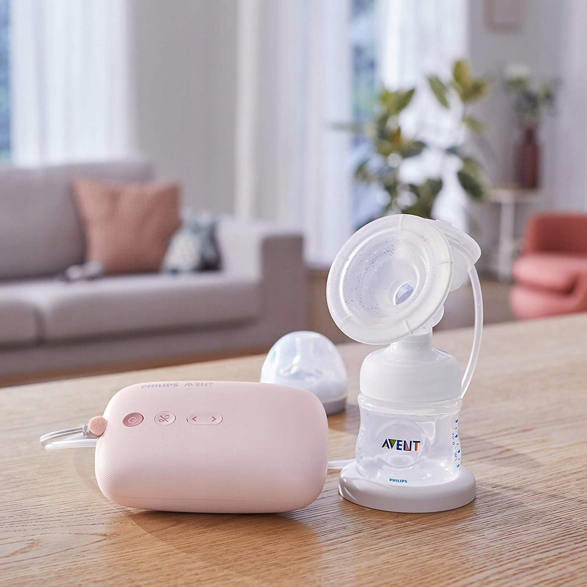 PHILIPS AVENT SCF395/11 LAKTATOR elektryczny, różowy, pojedynczy laktator z technologią Natural Motion