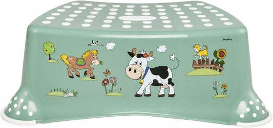KEEEPER rutschfester Tritthocker für Kinder bis 80 kg FRÖHLICHER BAUERNHOF – Produktbild 2