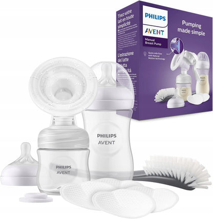 PHILIPS AVENT Natural SCF430/60 Handmilchpumpe +Zubehör