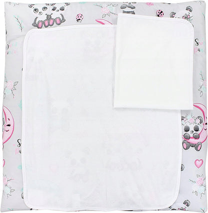 TUPTAM miękki przewijak z pokrowcami x2 75x50 cm