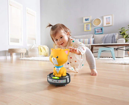 FISHER-PRICE GMX70 Katze auf Saugroboter Melodien und Lichter