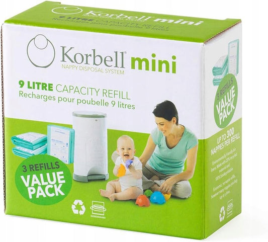 KORBELL refill for 9 l used diaper pail