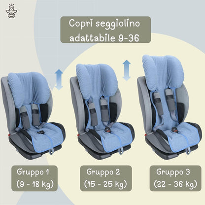 BABY IDEA Bezug für Kindersitz UNIVERSELL GR1/2/3