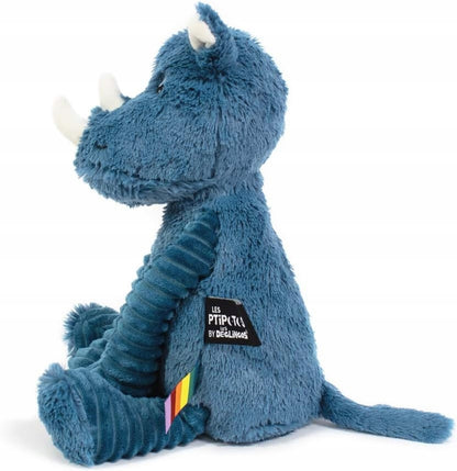 LES DEGLINGOS Ptipotos Weiches Kuscheltier NASHORN 34 cm