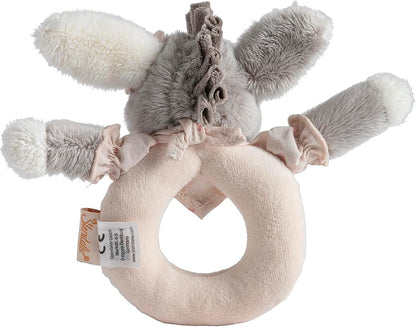 STERNTALER Esel Emmi Kuscheltier mit Rassel 14 x 14 cm „N
