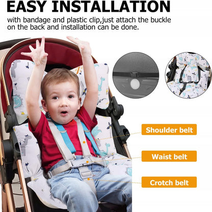 MIRACLE BABY atmungsaktive Sitzeinlage für Kinderwagen