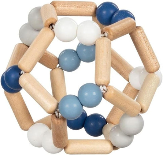 GOKI Baby flexibler Holz-Greifball 10 x 10 cm