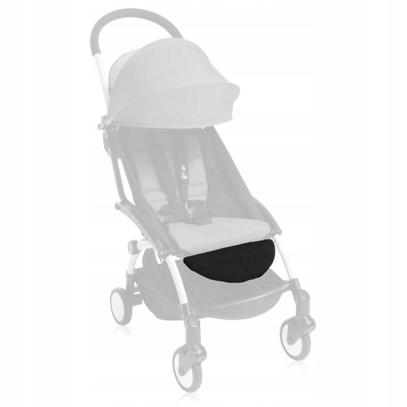 BABYZEN podnóżek do wózka Yoyo, Yoyo +, Yoyo 2, czarny, wygodny i regulowany podnóżek do wózka
