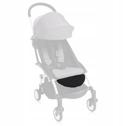 BABYZEN podnóżek do wózka Yoyo, Yoyo +, Yoyo 2, czarny, wygodny i regulowany podnóżek do wózka