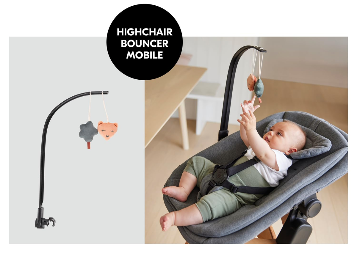 HAUCK pałąk łuk z zabawkami do leżaczka HIGHCHAIR BOUNCER