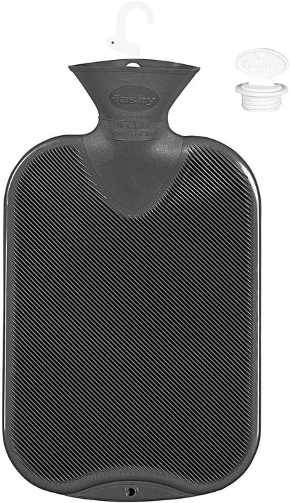 FASHY Gummi-Wärmflasche, 2 Liter, 20 x 32 cm
