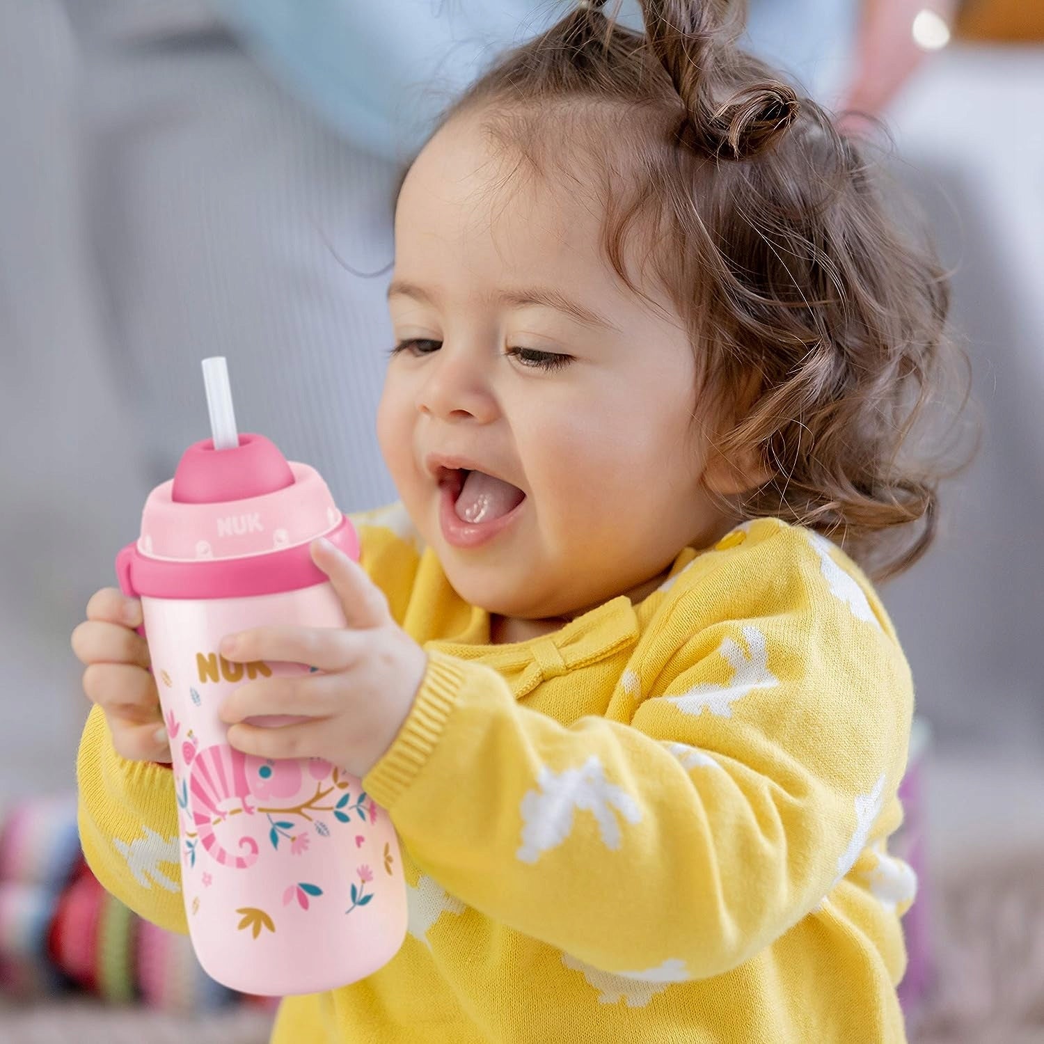 NUK Flexi Cup BUTELKA ze słomką 300 ml