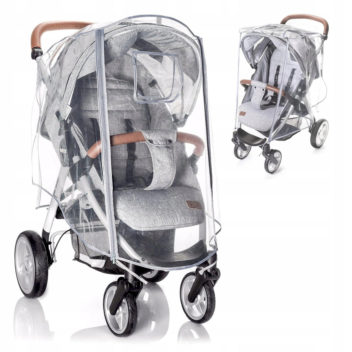 ZAMBOO Regenschutz für Kinderwagen UNIVERSELL