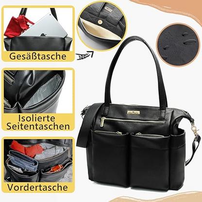 MISS FONG Kinderwagenrucksack mit 4-in-1 Zubehör