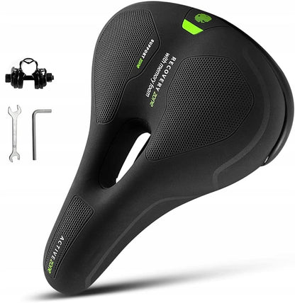AYAMAYA Fahrradsattel MTB und Trekking aus Schaumstoff 18,5 x 26 cm