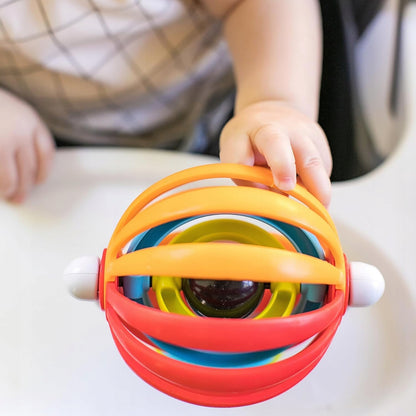 BABY EINSTEIN Sticky Spinner Spielzeug mit Rassel und Saugnapf 3 M+