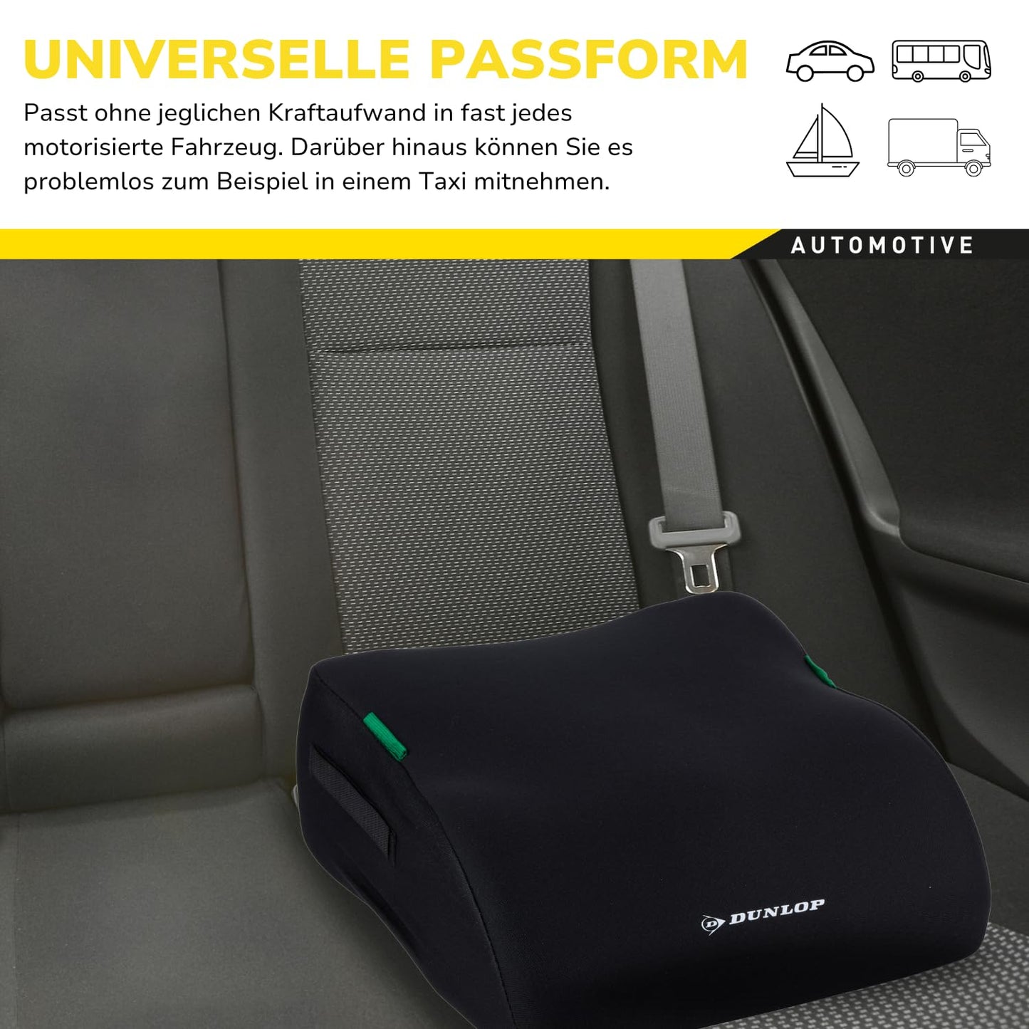 DUNLOP Car Booster ülésmagasító 135–150 cm-es gyermekeknek