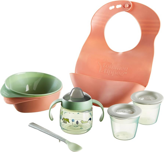 TOMMEE TIPPEE 8-delige set servies en accessoires.