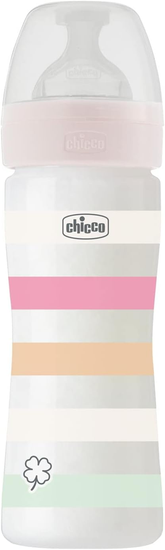 CHICCO Well-Being biberon de 250 ml 2m+ cu debit mediu