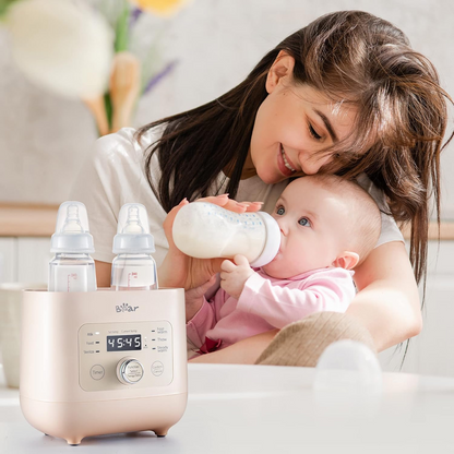BEAR 6in1 Flaschenwärmer, Auftauen, Warmhalten, Sterilisieren