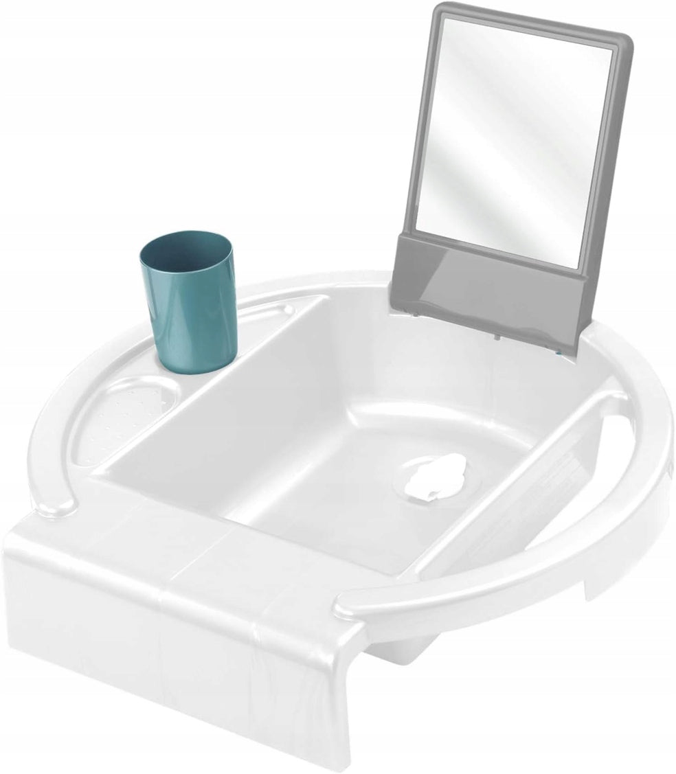 ROTHO Kiddy Wash Kinderwaschbecken mit bruchsicherem Spiegel und Becher