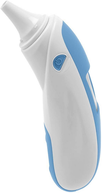 CHICCO Comfort Quick berührungsloses Ohrthermometer + 20 Kappen und Etui