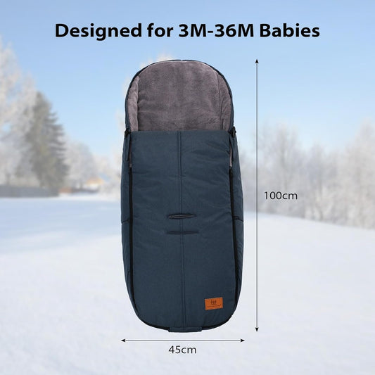 MIRACLE BABY universaler Fußsack für Kinderwagen – Produktfoto 2
