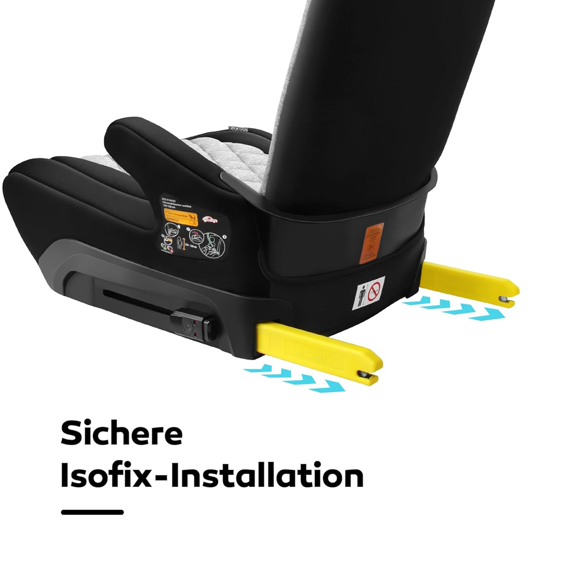 LETTAS I-SIZE Kindersitzerhöhung Gruppe III mit ISOFIX