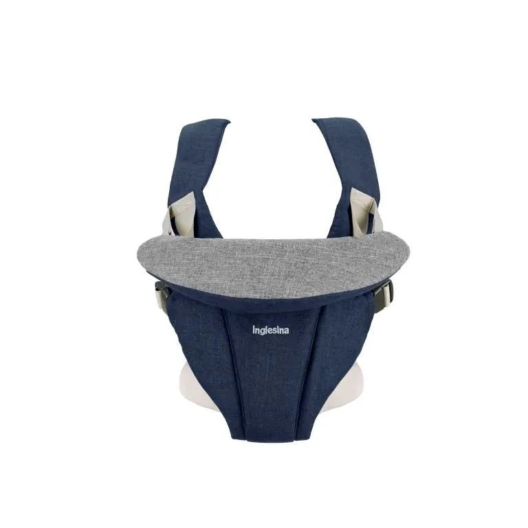INGLESINA nosidełko ergonomiczne FRONT do 20kg, beżowo-granatowe, widok z przodu