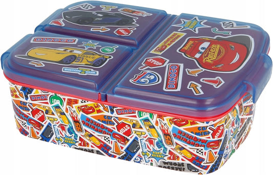 STOR Cars Svačinový box 3 přihrádky 300 ml